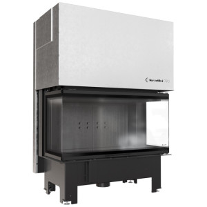 Kratki - Krbová vložka NBC 15 - trojstranné presklenie s čiernym ohniskom