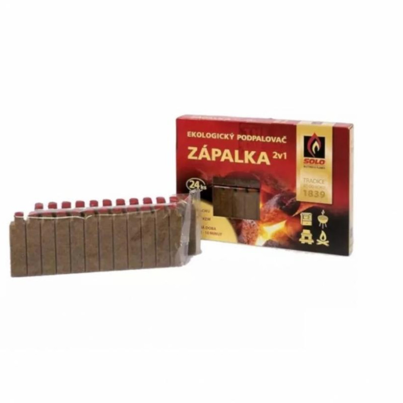 Podpaľač SOLO zápalka /24ks balenie