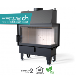 DEFRO HOME - Krbová vložka IMPULS ME BP / čierna, pravé rohové presklenie