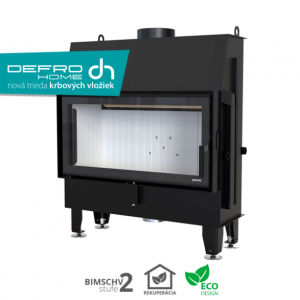 DEFRO HOME - Krbová vložka IMPULS LA / čierna, rovné presklenie 