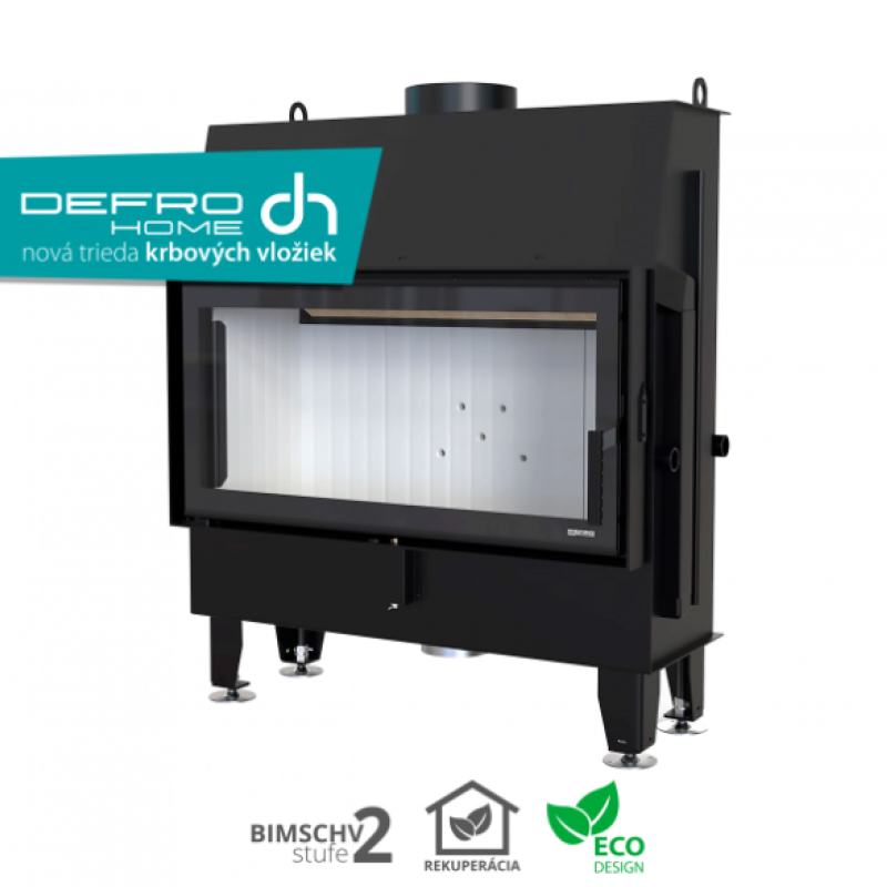DEFRO HOME - Krbová vložka IMPULS LA / čierna, rovné presklenie 