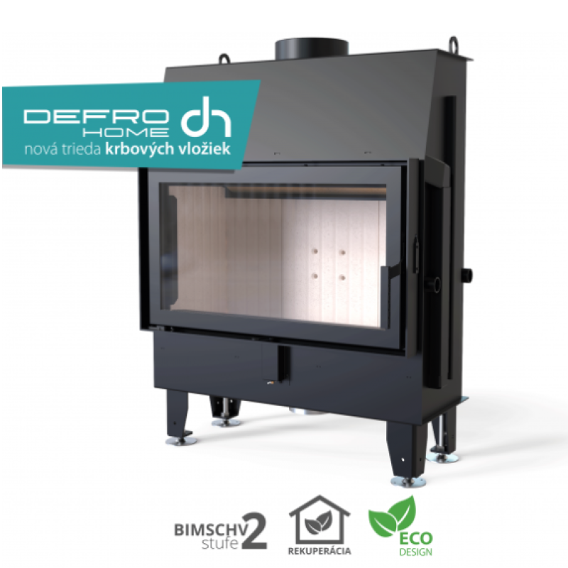 DEFRO HOME - Krbová vložka IMPULS ME / čierna, rovné presklenie 