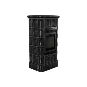 Kratki - Kachľová pec BLANKA 8 čierna 