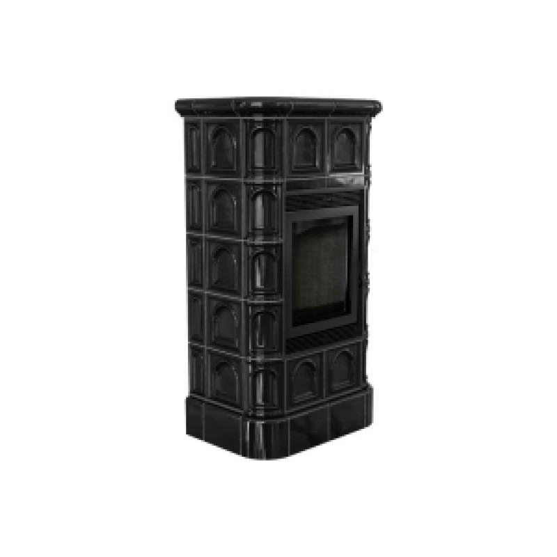 Kratki - Kachľová pec BLANKA 8 čierna 