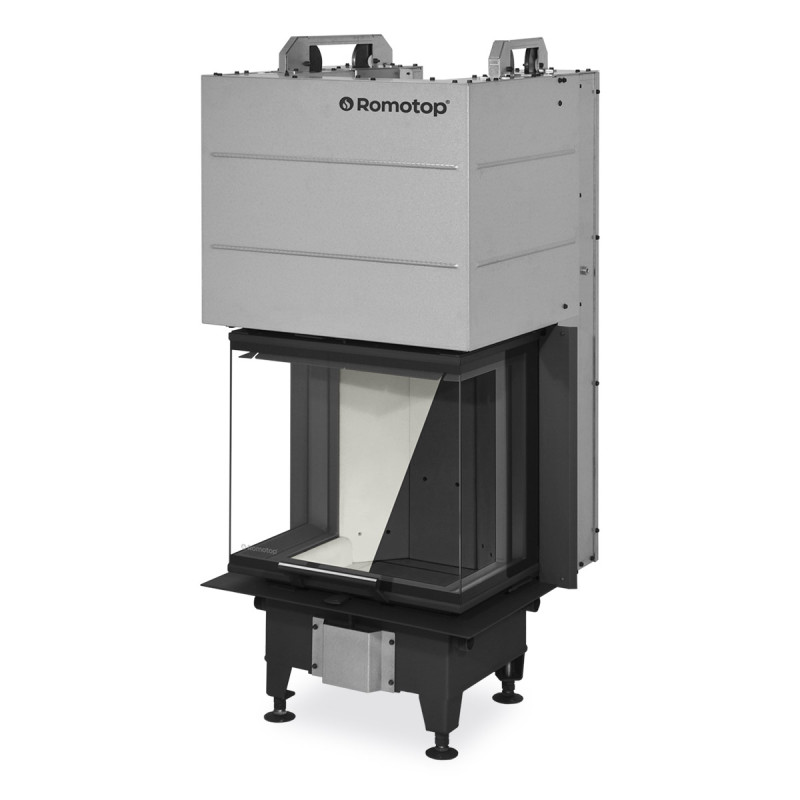 Romotop HEAT C 3G L 50.52.31.24 - krbová vložka trojstranná s výsuvnými dvierkami a deleným sklom 