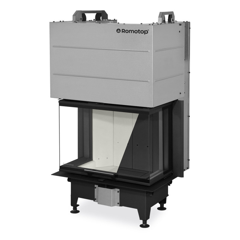 Romotop HEAT C 3G L 65.52.31.24 - krbová vložka trojstranná s výsuvnými dvierkami a deleným sklom 