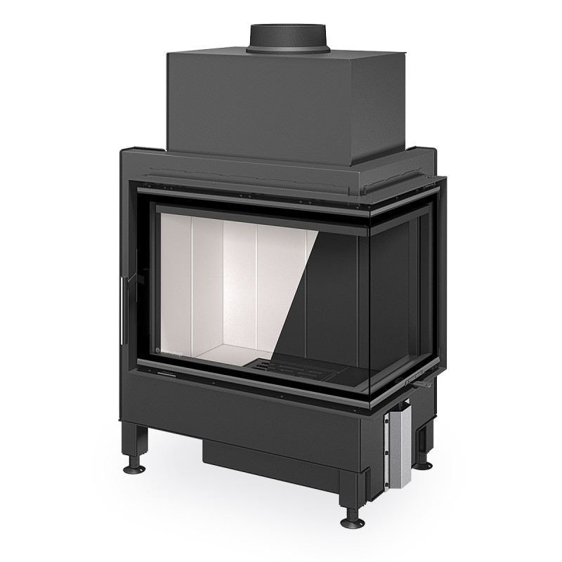 Romotop HEAT R/L 4G S 65.51.40.24(26) - krbová vložka, rohová s otváraním dvierok do strany a deleným sklom