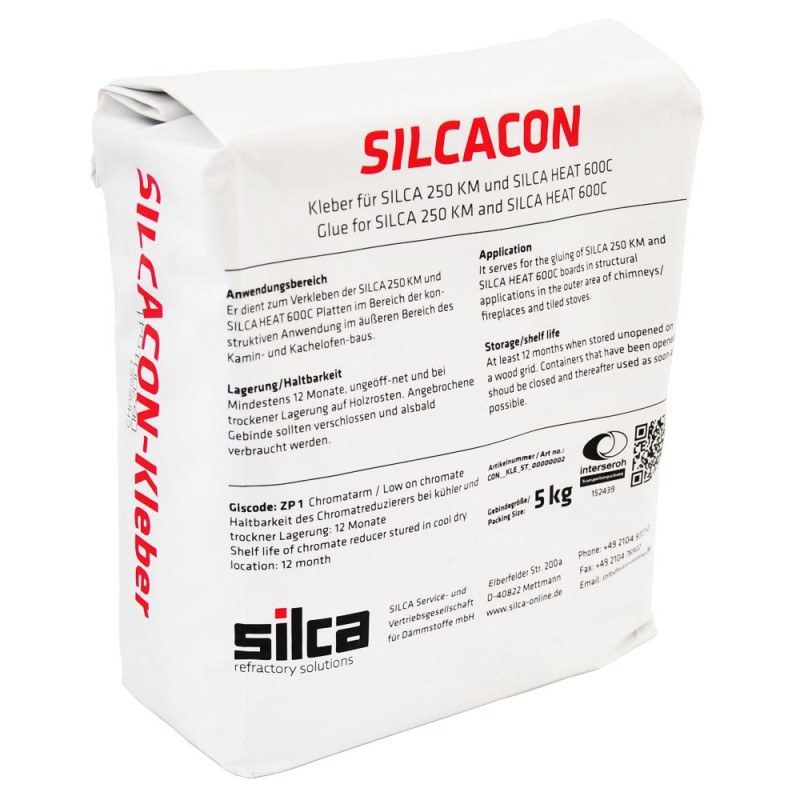 SILCACON lepidlo/pre vonkajšie časti stavby izolačných dosiek a profilov/5kg