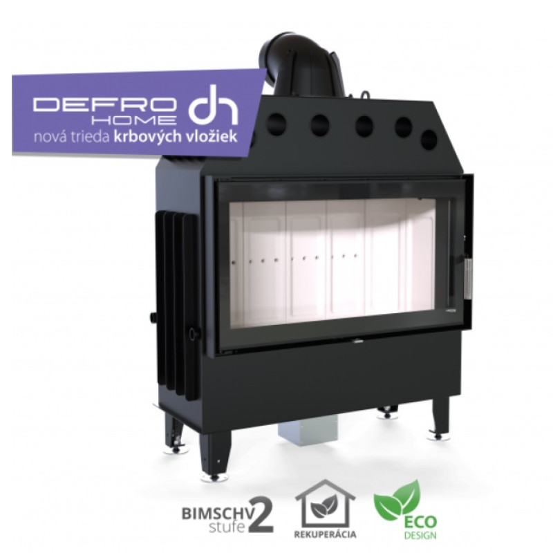 DEFRO HOME - Krbová vložka INTRA LA / čierna, rovné presklenie 