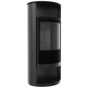 Krbové kachle RUNA / čierne ohnisko 